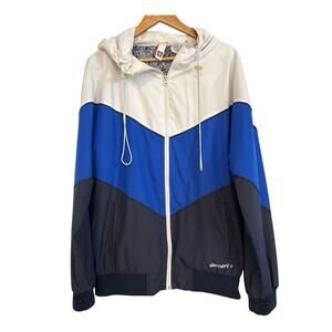 Y2K Men's Element Skate Zip Up Snowboard Coat Blue Large